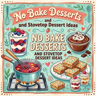 No Bake Desserts and Stovetop Dessert Ideas