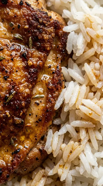 Chicken Thighs and Rice Recipe for Busy Nights - ingredients preparation