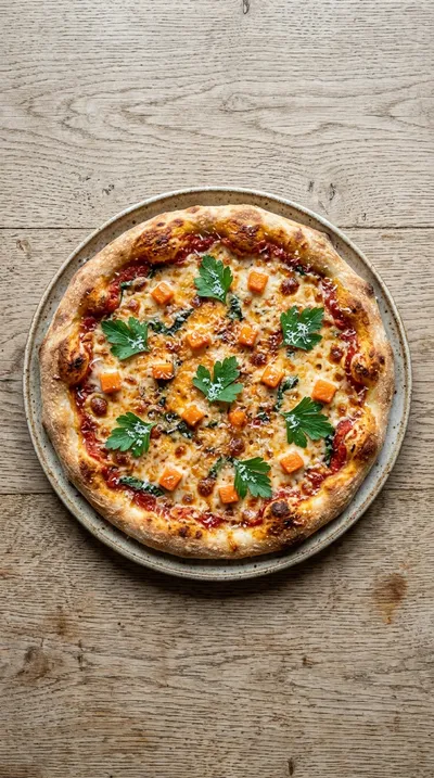 Discard Sourdough Pizza Crust: The Ultimate Double Pie Crust - cooking process