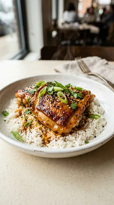Skillet Bang Bang Chicken Thighs