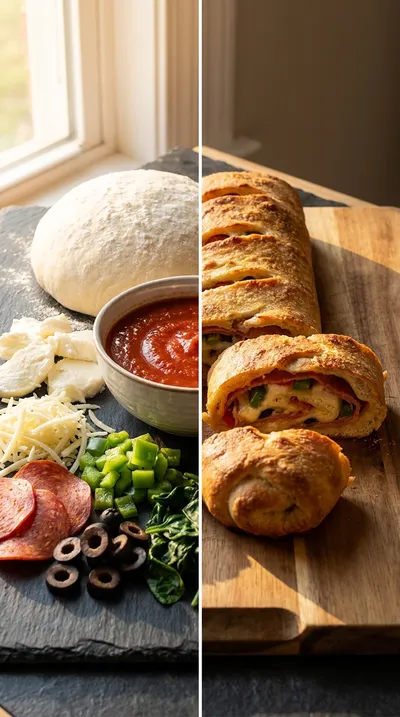 How to Make Stromboli – Easy Cheesy Roll - ready to serve