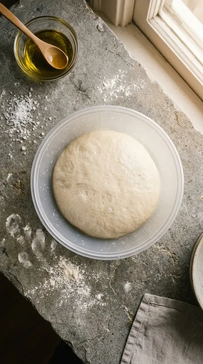 Sourdough Pizza Dough Recipe – Easy Grilled Crust - cooking process
