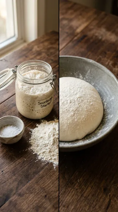 Quick Sourdough Pizza Dough – Easy Chewy Crust - ready to serve