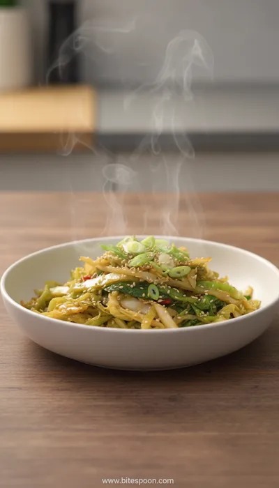5-Minute Cabbage Recipe for Busy Days - ready to serve