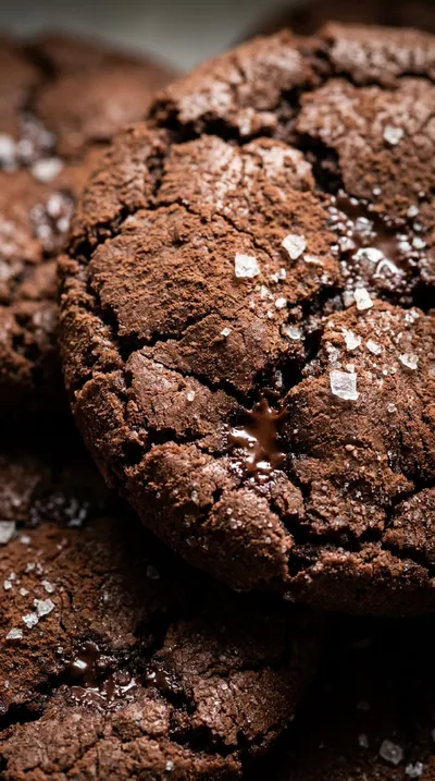 Salted Brownie Crinkle Cookies - ingredients preparation