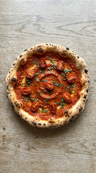 Quick Sourdough Pizza Dough Recipe - cooking process
