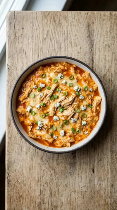 Crockpot Buffalo Chicken Dip – Easy Slow Cooker Snack - cooking process