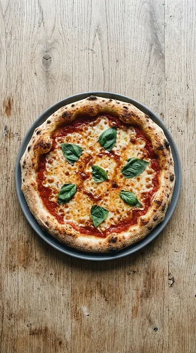 Same Day Sourdough Pizza Dough - cooking process