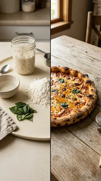Best Sourdough Discard Pizza Dough for Pizza Night - ready to serve