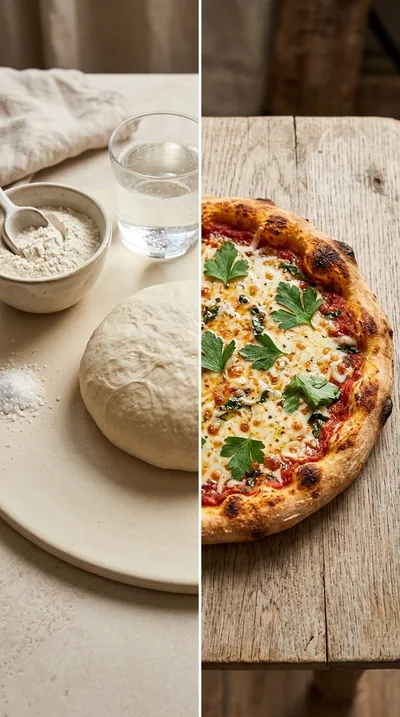 Simple Sourdough Pizza Crust Recipe - ready to serve