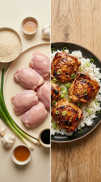 Honey Garlic Chicken Thighs – Juicy Boneless Recipe - ready to serve