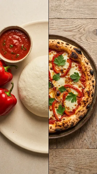 Easy Sourdough Pizza Dough – Simple Crispy Crust - ready to serve
