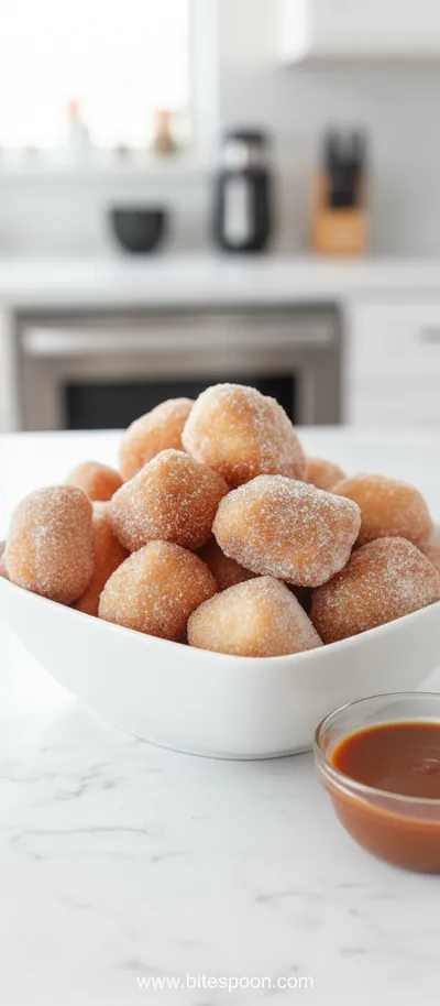 Air Fryer Churro Bites