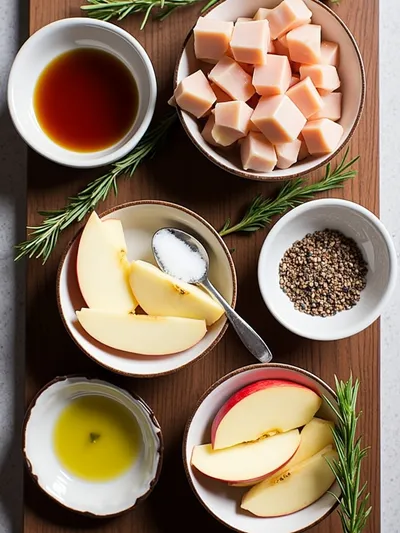 Apple Maple Chicken – Perfect Dinner Idea - ingredients preparation