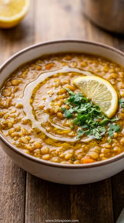 Arabic Lentil Soup: Flavorful and Nutritious Recipe - ready to serve
