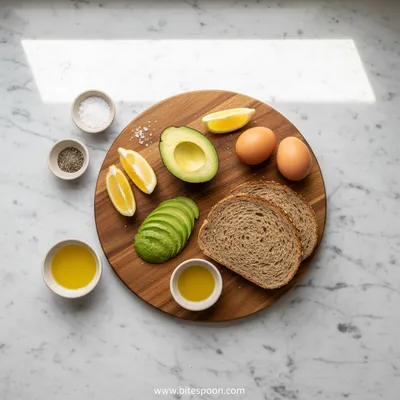 Avocado Egg Toast – Quick & Easy Breakfast - cooking process