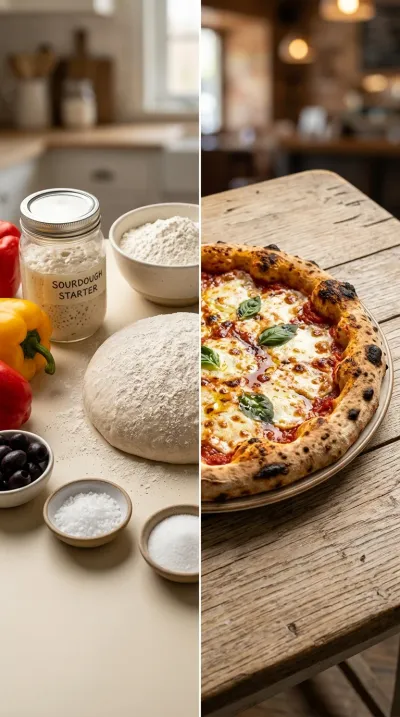 Sourdough Pizza Dough: Easy Rustic Recipe - ready to serve