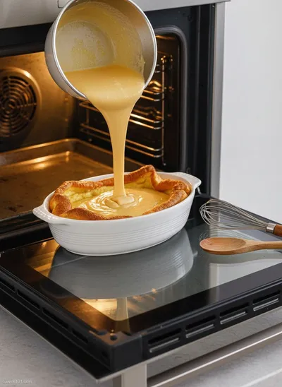 Baked German Pancake - ingredients preparation