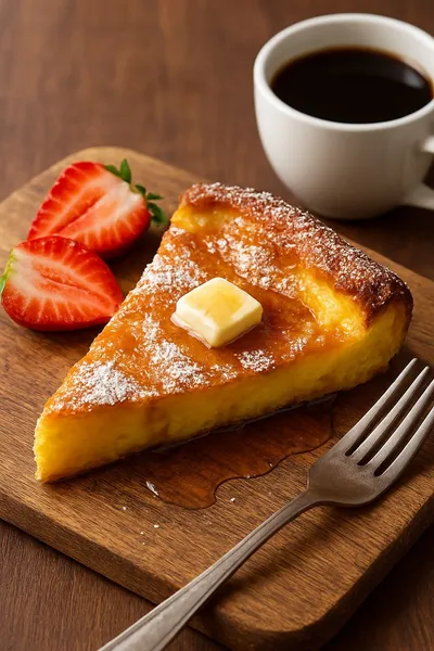 Baked German Pancake - ready to serve
