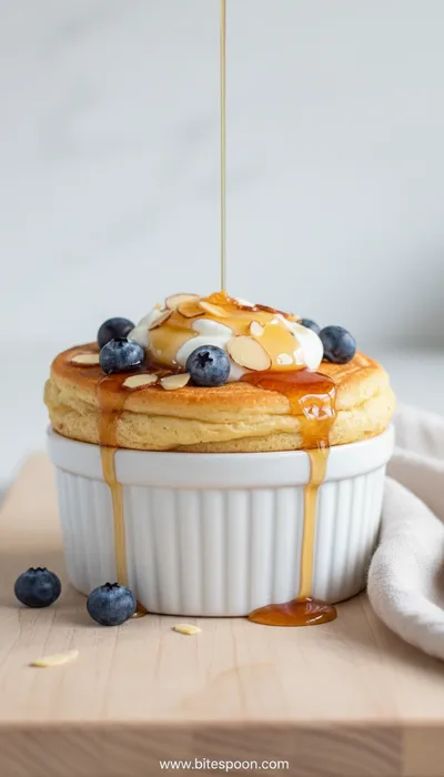 Baked Protein Pancake Bowls Recipe - ready to serve