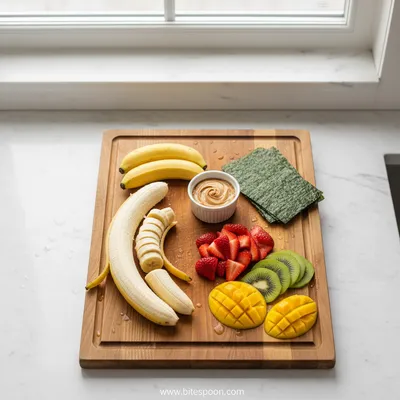 Banana Sushi: Quick Healthy Snack - cooking process