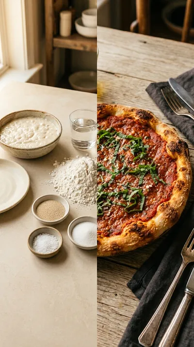 Gluten-Free Sourdough Pizza Dough - ready to serve