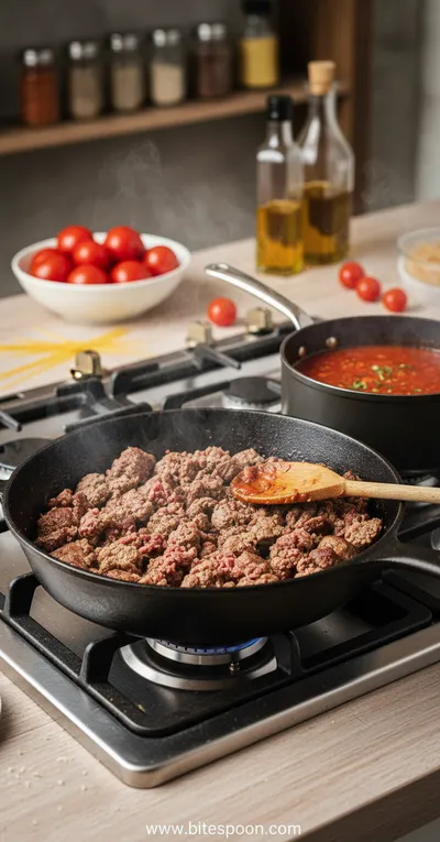 Bear Spaghetti Recipe - ingredients preparation
