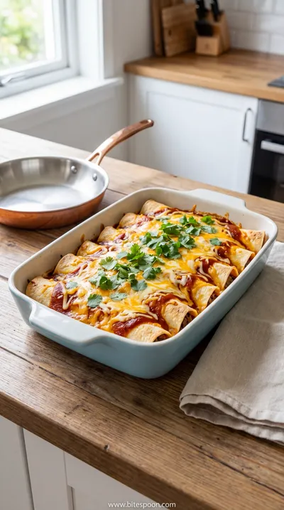 5-Ingredient Beef Enchiladas