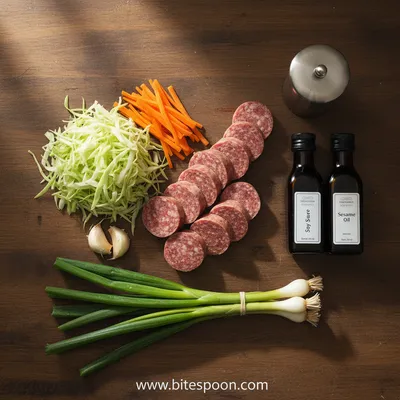 Beef Sausage and Cabbage Stir Fry (30 Minutes) - cooking process