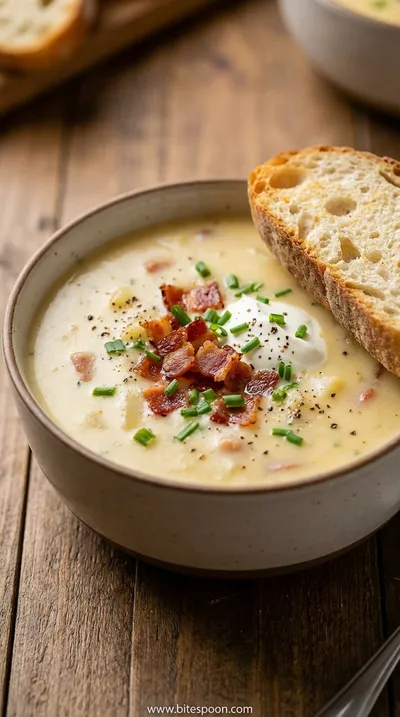 Cozy Lentil and Vegetable Soup - ready to serve