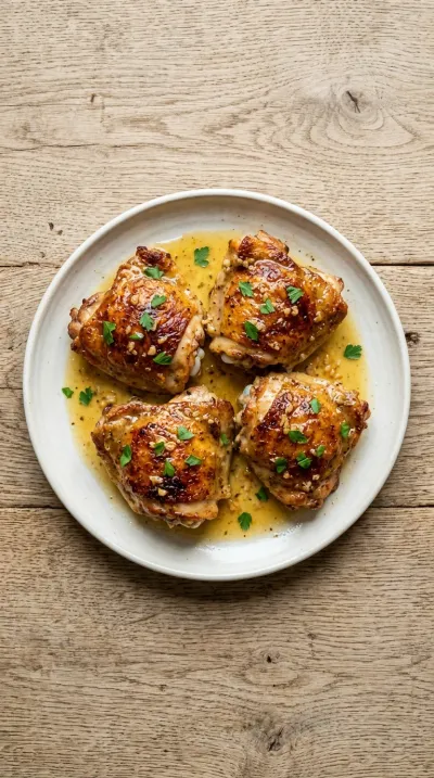 Oven Baked Chicken Thighs – Quick & Easy Recipe - cooking process