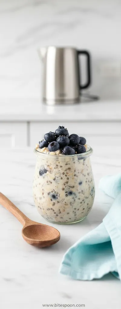 Blueberry Chia Overnight Oats