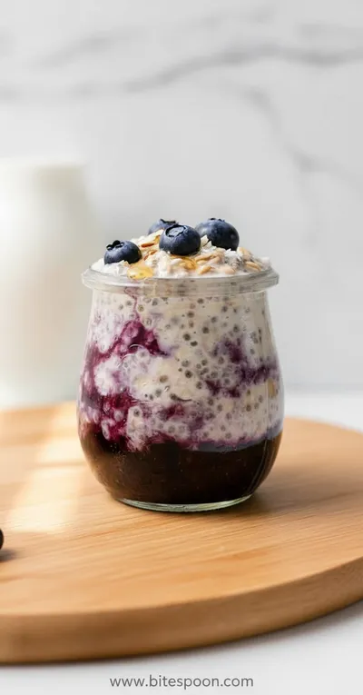 Blueberry Overnight Oats – Quick & Easy Breakfast