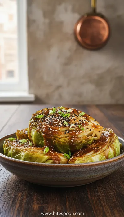 Braised Miso Cabbage Recipe