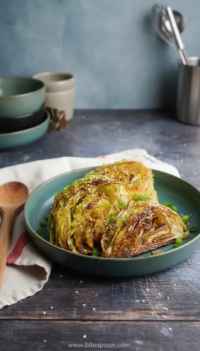 Braised Miso Cabbage Recipe - ready to serve