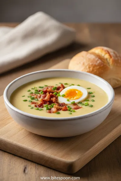 Hearty Sausage Breakfast Soup - ready to serve