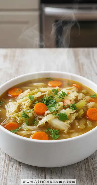 Cabbage Fat Burning Soup Recipe - ready to serve