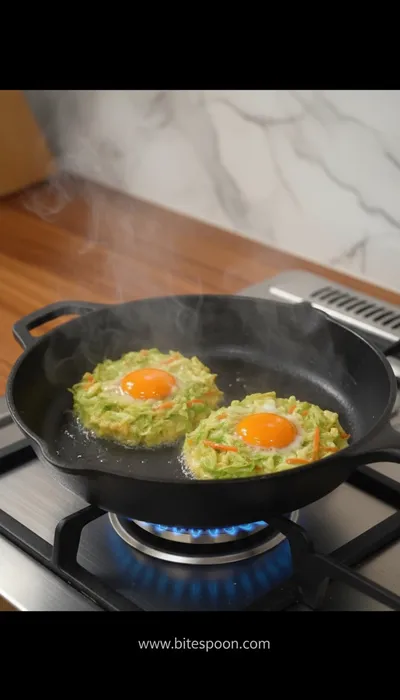 Cabbage Omelet Quick and Easy Recipe - ingredients preparation