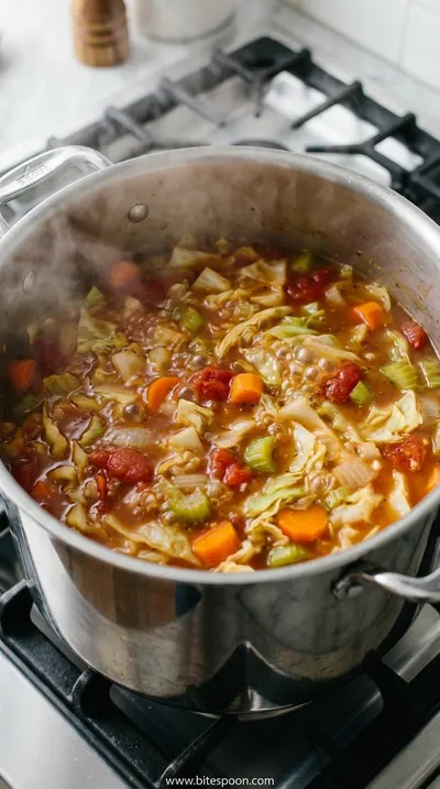 Best Cabbage Soup Recipe: Quick & Easy Comfort Food - cooking process
