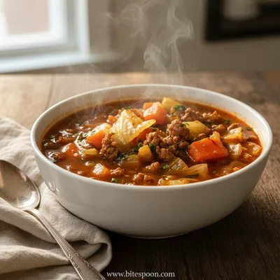 Cabbage Soup with Ground Beef Recipe