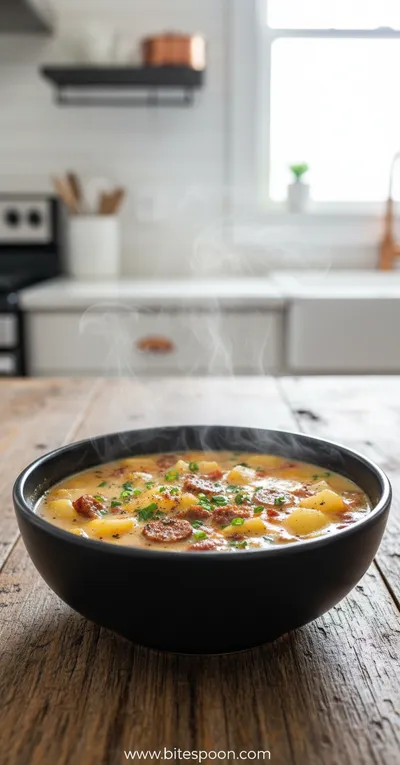 Easy Instant Pot Cajun Potato Soup Recipe