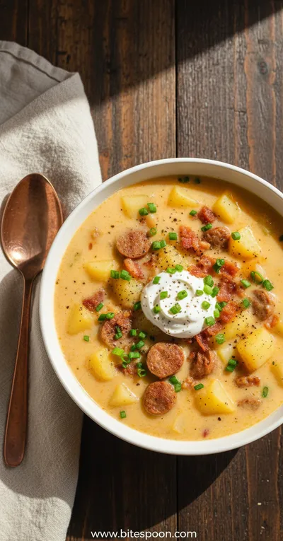 Easy Instant Pot Cajun Potato Soup Recipe - ready to serve