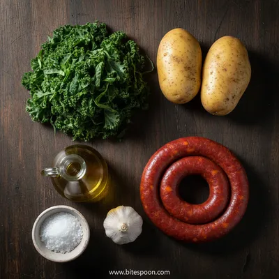 Caldo Verde Recipe (Portuguese Green Soup) - cooking process
