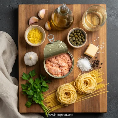 Canned Salmon Pasta: Quick & Easy Meal - cooking process