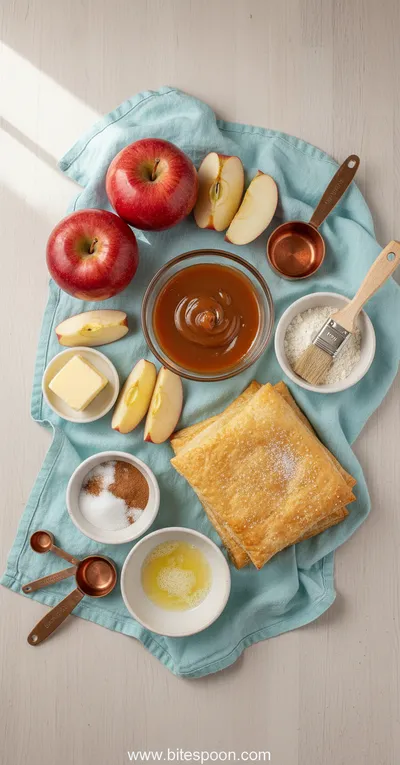 Simple Caramel Apple Pie Bombs - cooking process