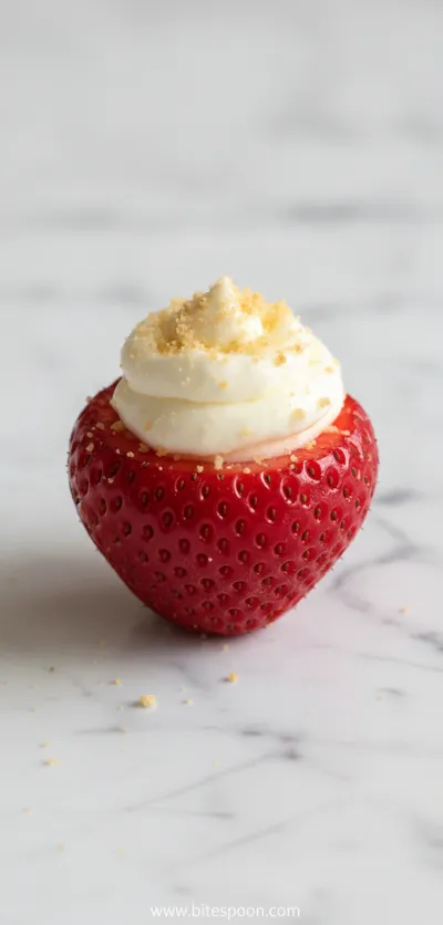 Cheesecake Stuffed Strawberries – Easy Party Snack