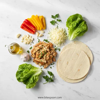 Cheesy Garlic Chicken Wraps – Quick Low Carb Delight - cooking process