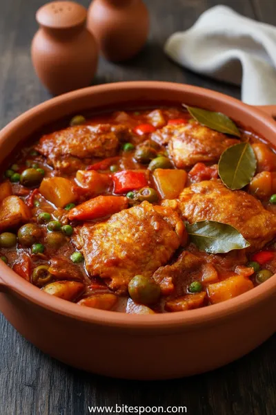 Chicken Afritada Spanish Style Chicken Stew