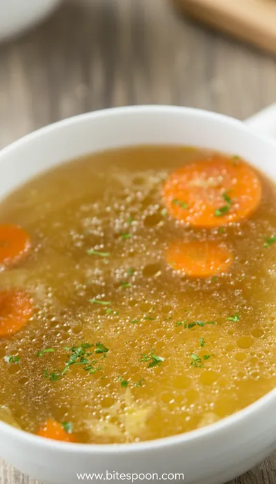 Chicken Broth Recipe - Quick and Easy Homemade - ingredients preparation