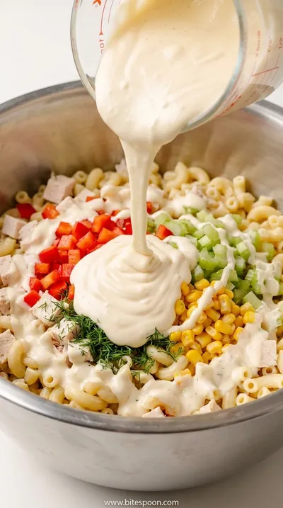 Chicken Macaroni Salad: Delicious Pasta Recipe - cooking process